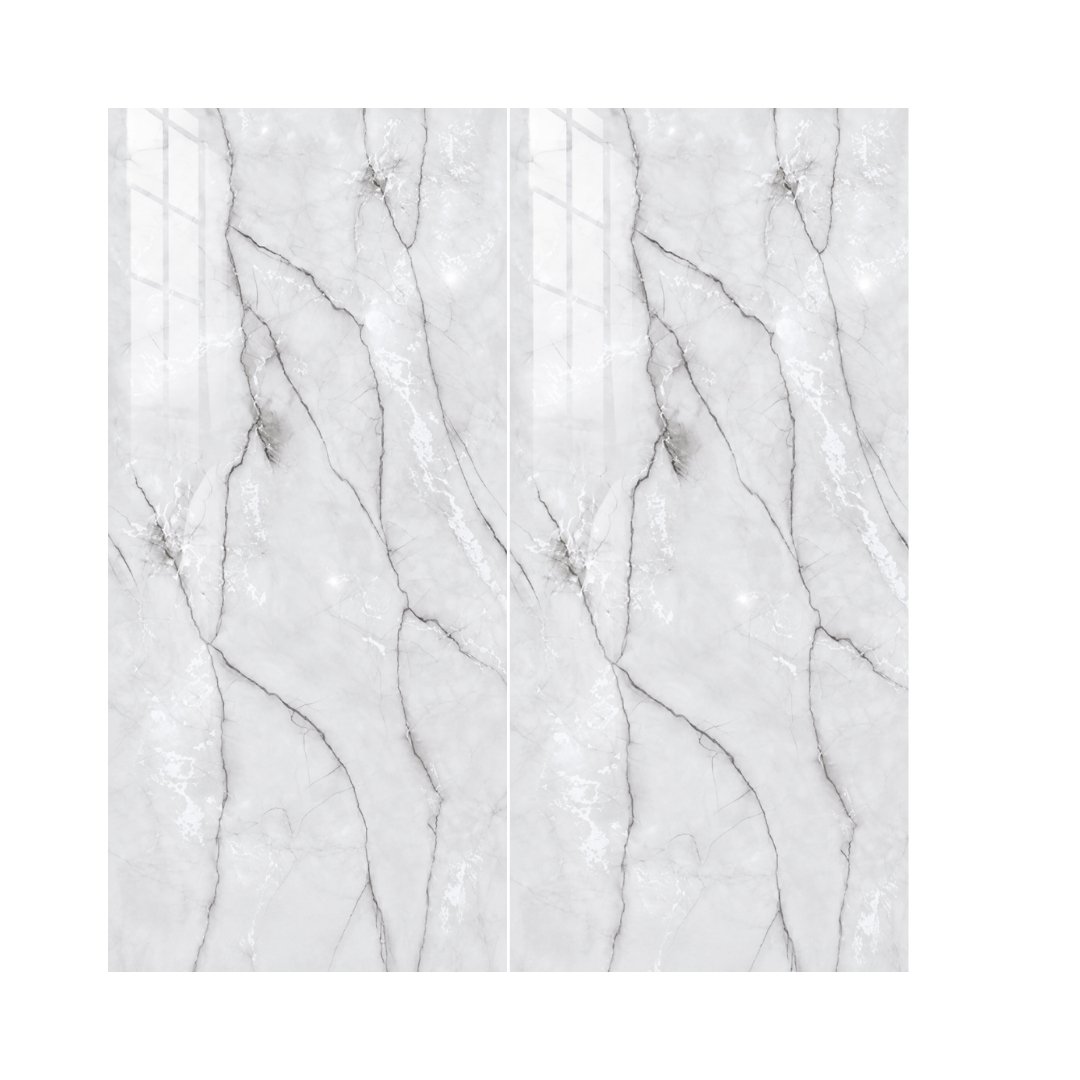 AL EN Turky Grey Marble Bathroom Tiles - My Home Studio